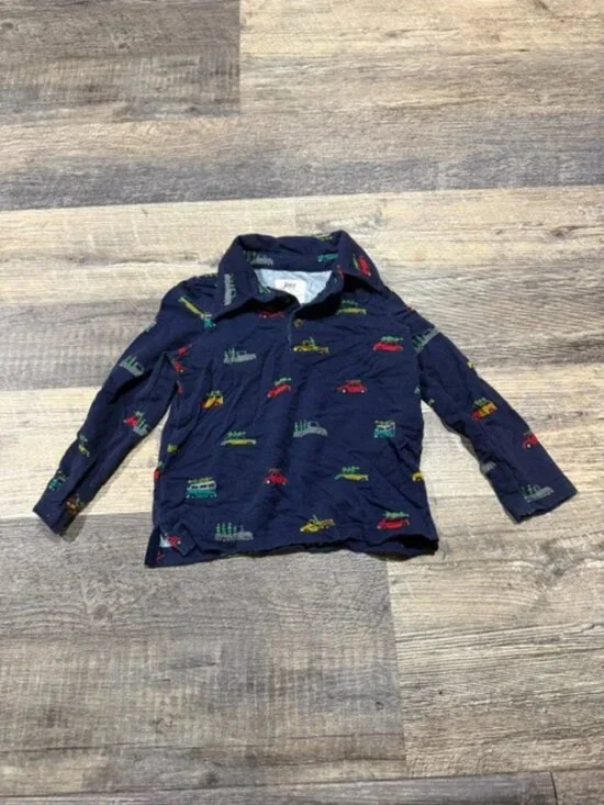 Little Sleepies Long Sleeve Christmas Polo Long Sleeves 2T