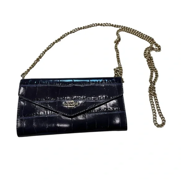 Coach Dark blue crossbody‎ bag