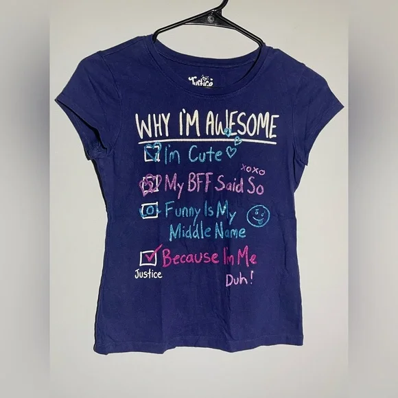 Justice Kids' Graphic Tee’s (3 Pack)