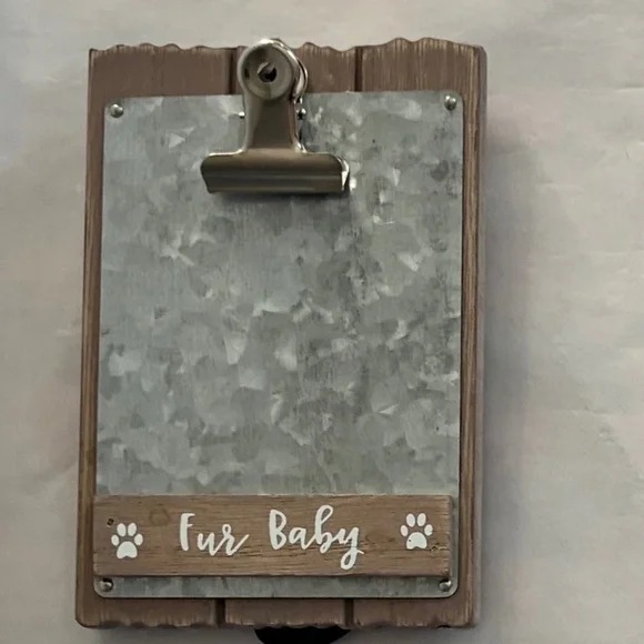 Fur Baby Farmhouse Picture Holder Frame