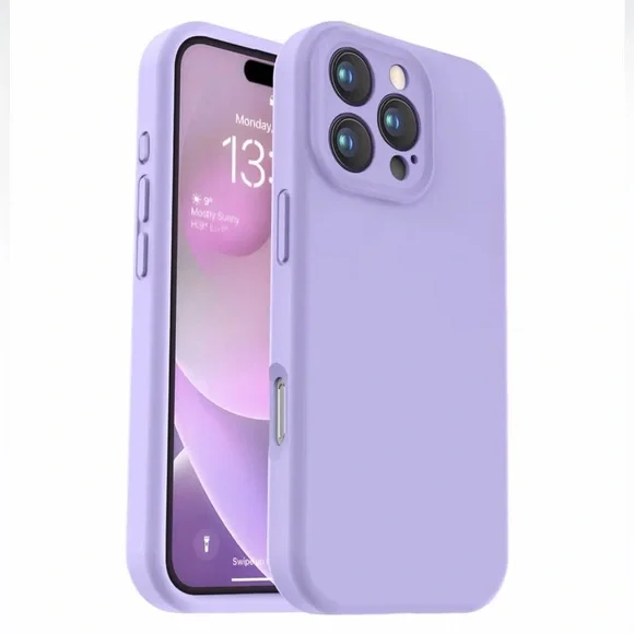 PURPLE SILICONE IPHONE 16 PRO CASE