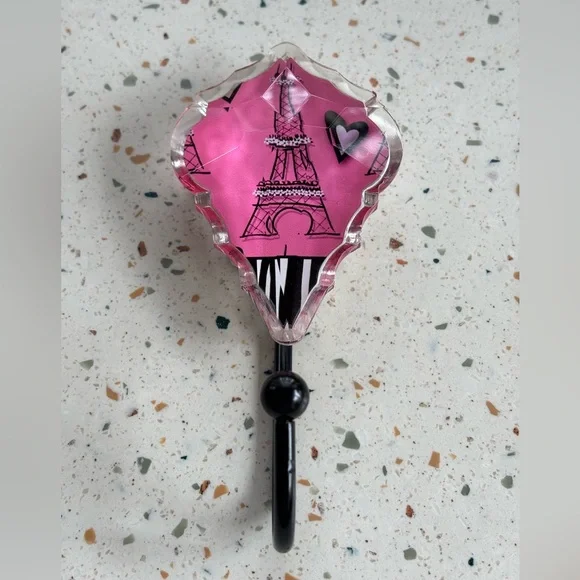 Paris Eiffel‎ Tower Wall Hook Pink Acrylic Decorative Hook Hobby Lobby