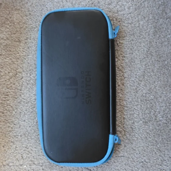 Nintendo Switch Black and Blue Carrying Case