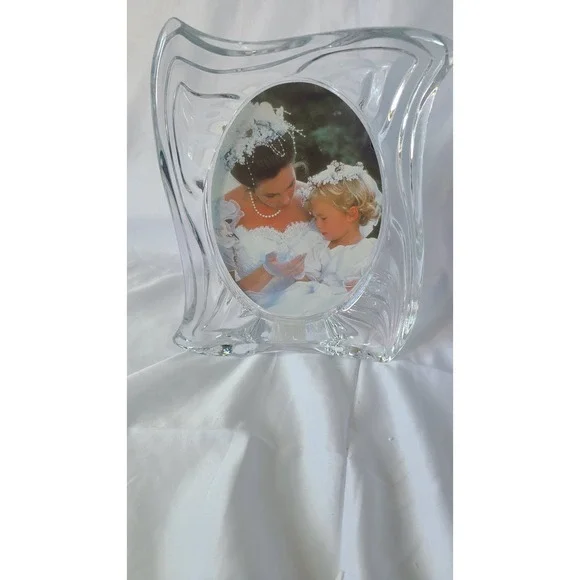 Mikasa Emotion Crystal Picture Frame 4.5x6.5 Elegant Glass Decor Japan