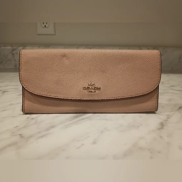 Coach Leather Envelope Wallet
