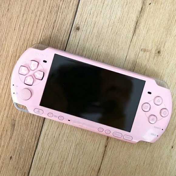 Sony Handheld Console in Soft Pink
