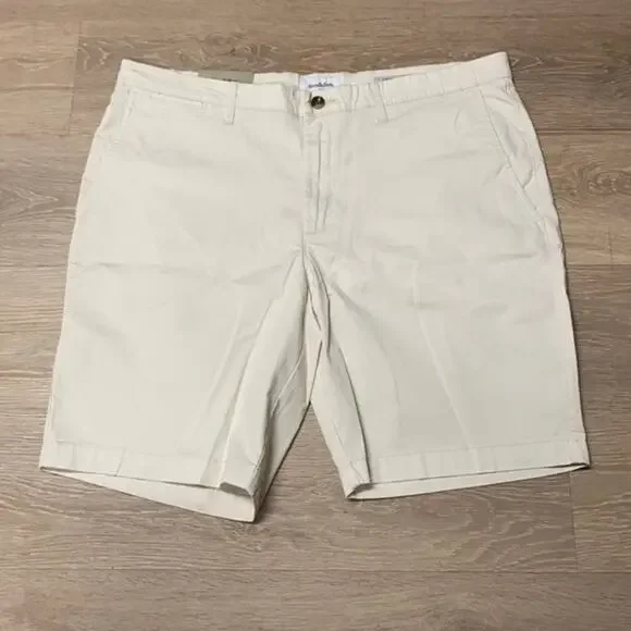 $10 Sale NWT Goodiefellow & Co Beige Flat Front Shorts