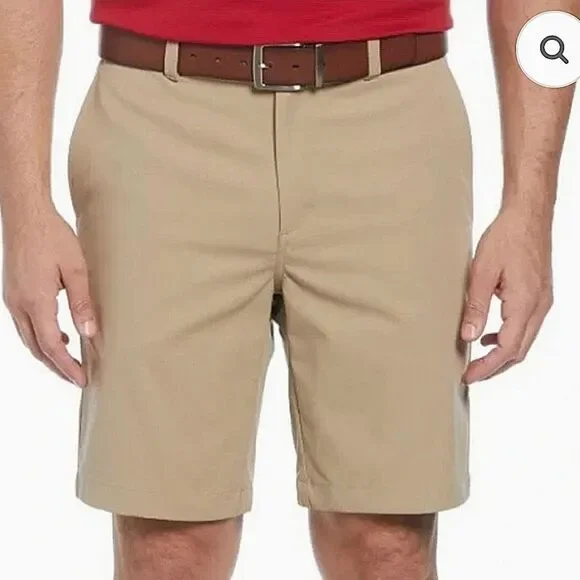 Ben Hogan Golf Performance 50 UPF sun protection tan shorts sz 38 10