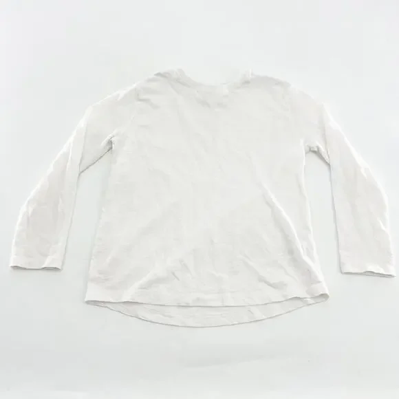Zara‎ Kids Boys White Long Sleeve Top Size 7