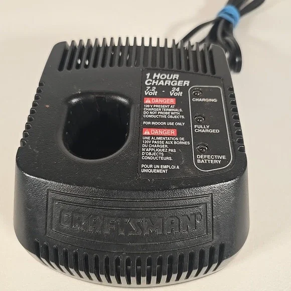 Craftsman 1425301 7.2‑24V‎ 1‑Hour Fast Battery Charger