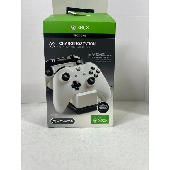 PowerA Xbox One Dual Charging Station White Black 1500003