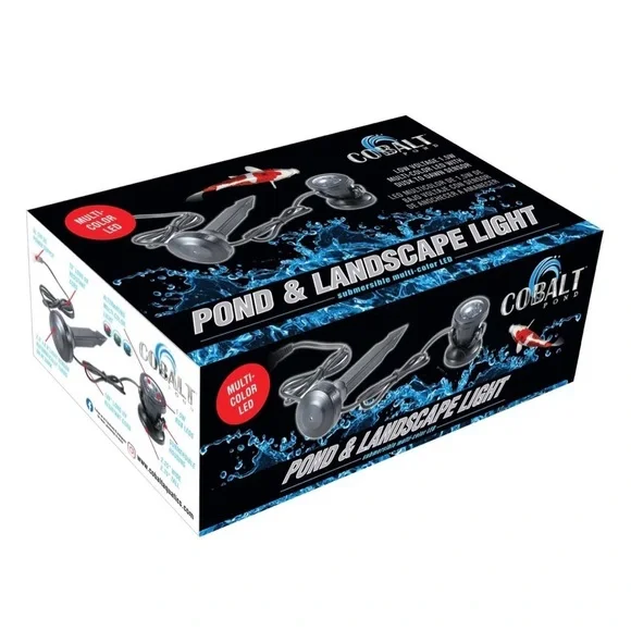 Cobalt Aquatics Pond & Landscape LED Spotlight - submersible multi-color LED NEW