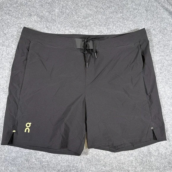 On Running Shorts Mens 2XL Black Performance Hybrid Run On Clouds Athletic