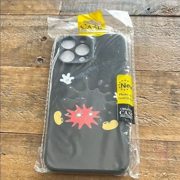 Mickey Mouse Black Phone Case 13 Pro Max