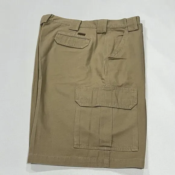 Carhartt Men's Cargo Beige Khaki Canvas‎ Cotton Work Utility Shorts B164 Size 42
