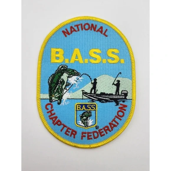 NOS Fishing B.A.S.S. NATIONAL‎ CHAPTER FEDERATION Patch