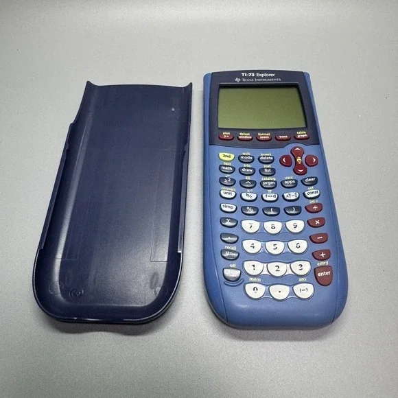 Texas Instruments TI-73 Explorer Graphing‎ Calculator W/Cover (No Batteries)
