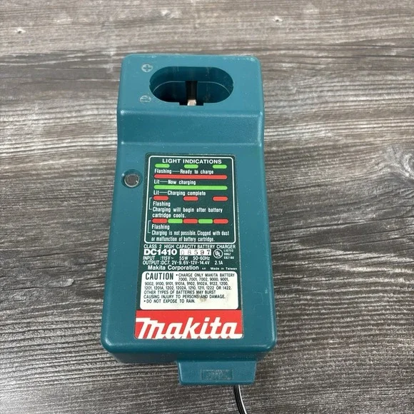 Genuine Makita DC1410 High Capacity Battery Charger Makita‎ Charger