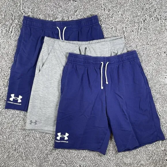 Champion Sweat Shorts Bundle Of Three Men’s Size XL Activewear Blue Gray Gym Run