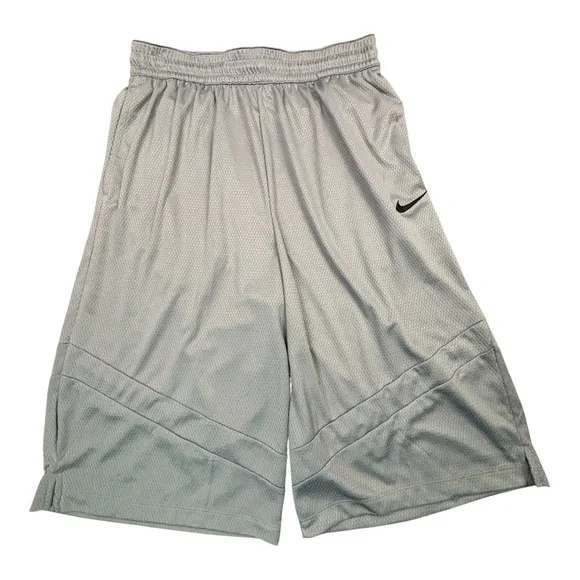 Nike Shorts Mens Medium Tall Gray Basketball Loose Fit Below Knee Dri Fit DQ5822
