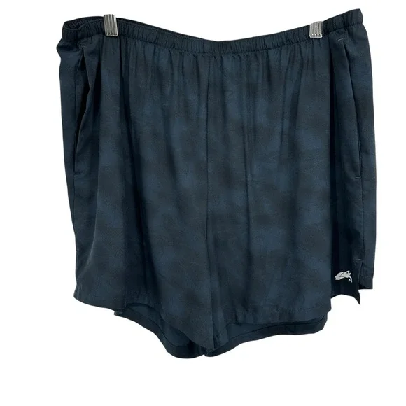 Alphalete Athletic Shorts Men's XL Black Camo Gym‎ Workout Running Performance