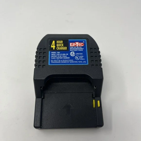 EZ Tec 4 Hour Quick Charger Model 1081‎ For 6v Batteries Ni-Cd
