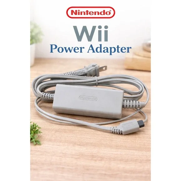 Nintendo Wii U AC Adapter Power Supply WUP-011 USA Grey Genuine‎ OEM Nichicon