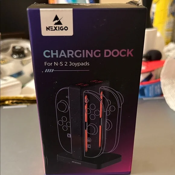 Black Charging Dock for N-S 2 Joypads