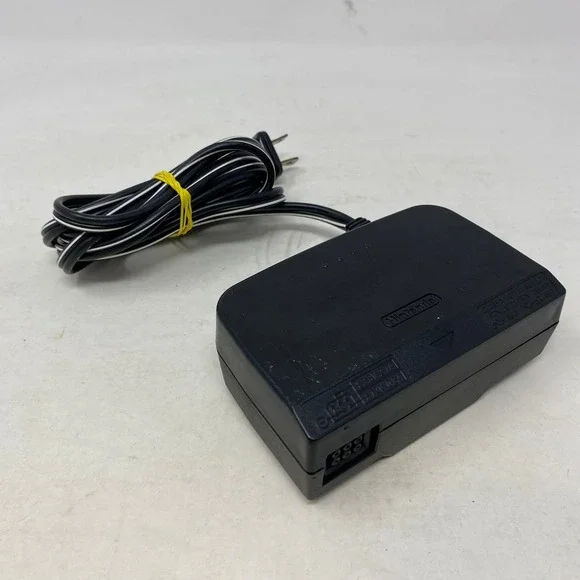Nintendo 64 AC Power Supply Adapter NUS-002 USA OEM N64 Power‎ Brick Black