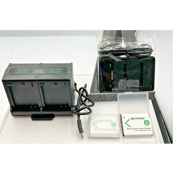 Batmax NP-BN1 Battery Pack with Dual Charger for Sony‎