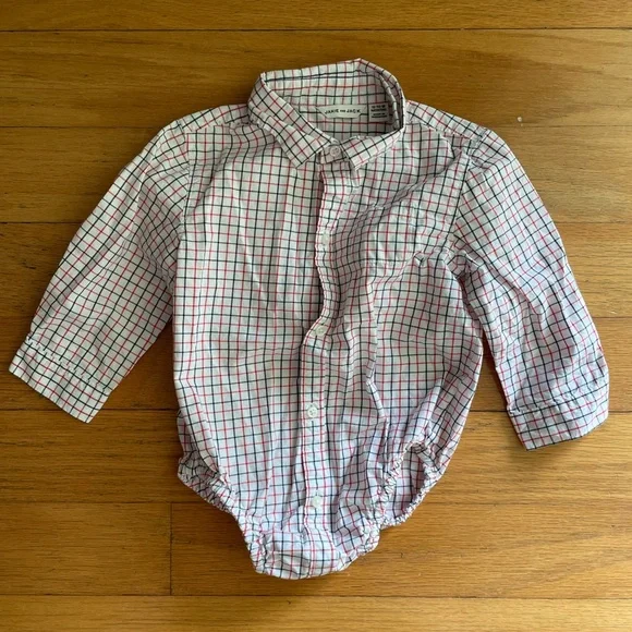 Janie and Jack button down onesie