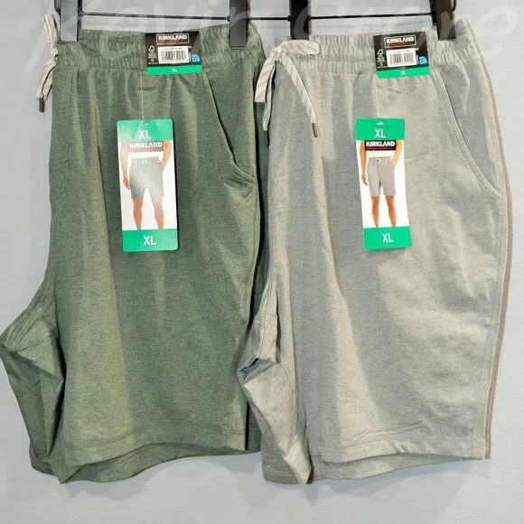 2 pairs Kirkland Signature Men’s‎ Lounge Shorts. Price is for 2.