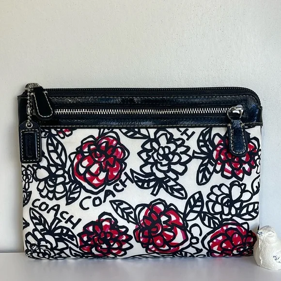 COACH Poppy Large Pouch Clutch