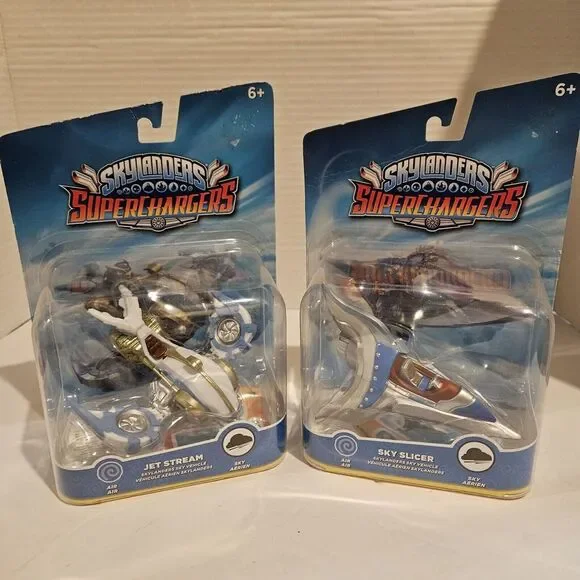 Skylanders SuperChargers Vehicle Sky Slicer &‎ Jet Stream Bundle New Sealed
