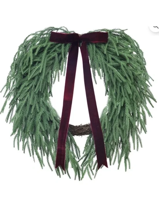 My Texas House Wreath Norfolk Natural Feel Green 22