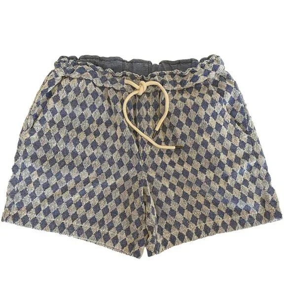 OAS Shorts Unisex Adult Diamond‎ Cotton Terry Regular Resort XL EUC
