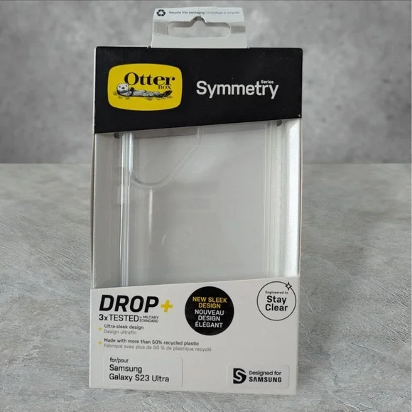 G7. Otterbox Symmetry Case for Samsung Galaxy S23‎ Ultra - Clear