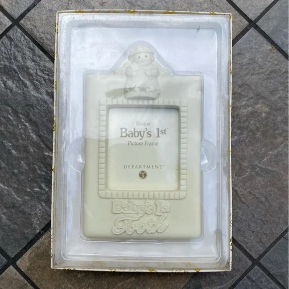 Baby’s First Tooth Picture Frame Department 56