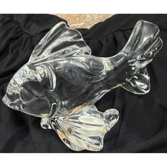 Vintage‎ Princess House Pets Fish Figurine 24% Lead Crystal Made in Germany