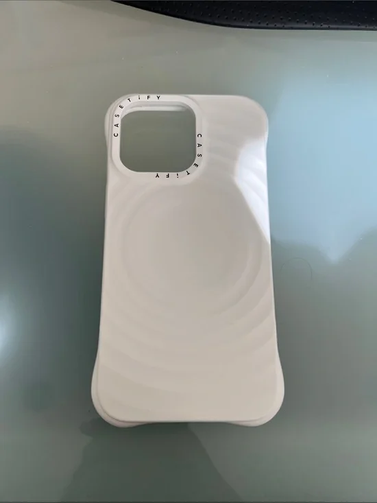Casetify White Ripple Texture iPhone Case 13 pro