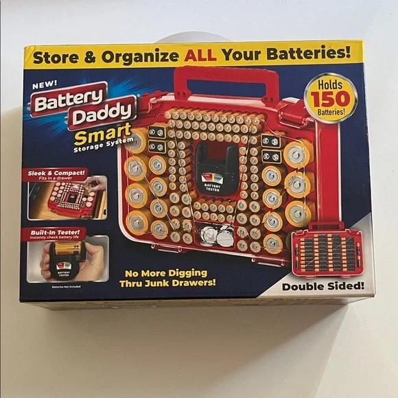 Battery Daddy Smart Storage System Holds 150 Batteries