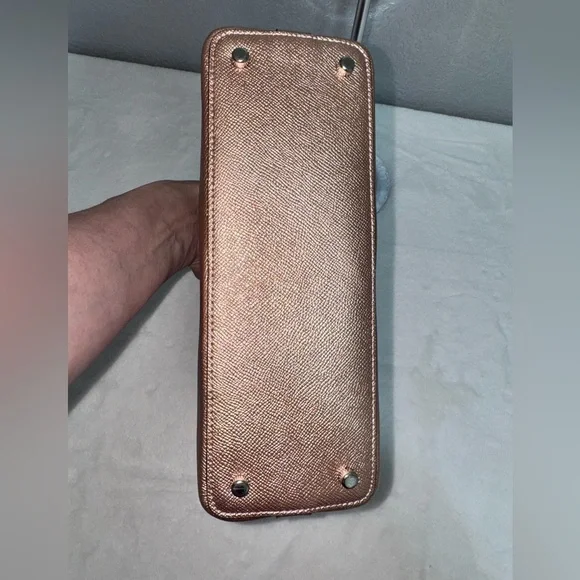Coach rose gold Leather Interior