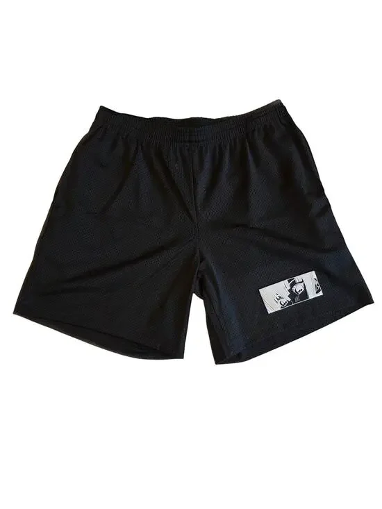 Anime Manga Comic Panel Mesh Gym Shorts Los Angeles Apparel Small NWOT