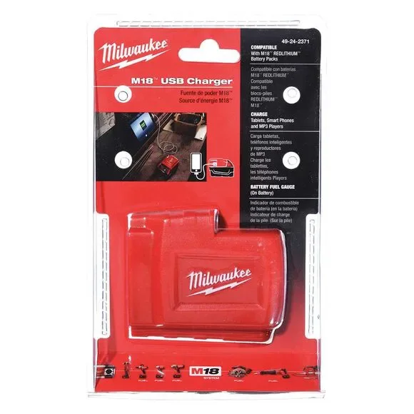 NWT Milwaukee 49-24-2371 M18 Power Source Battery Adapter