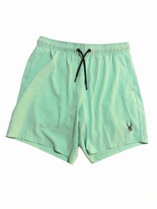Spyder Mint Green Athletic Shorts Small Drawstring Lounge Activewear