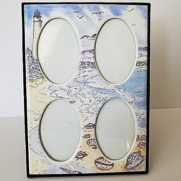 Porcelain Picture Frame Seashore