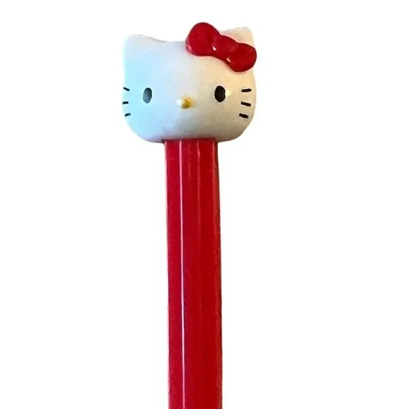 Hello Kitty PEZ Dispenser Collectible Sanrio‎ Red Stem