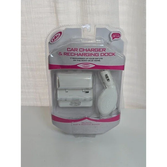 Intec DS lite Car Charger & Recharging Dock NEW in package
