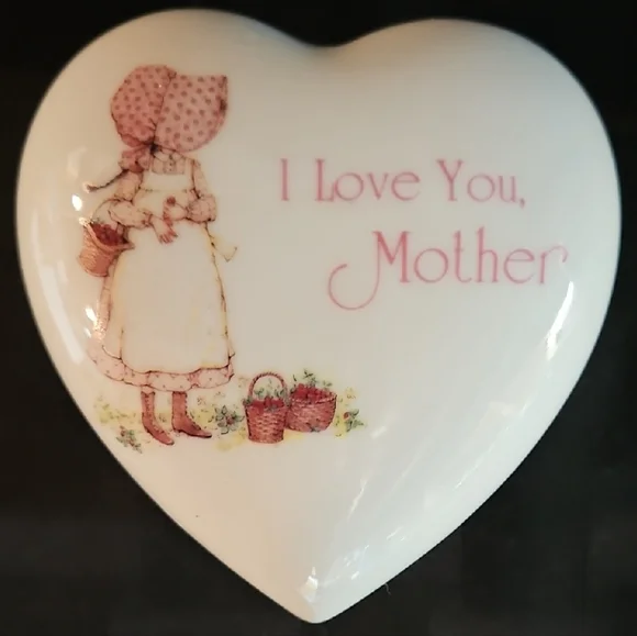 Holly Hobbie Heart-Shaped Ceramic 