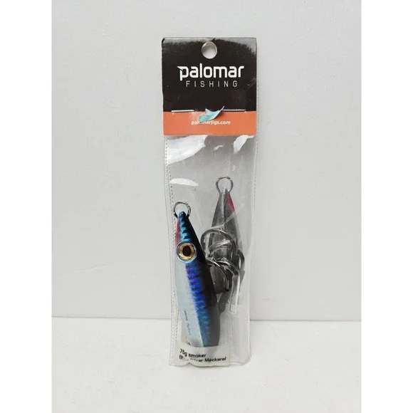 Palomar Fishing lure pair Mackerel 75g smoker blue‎ silver